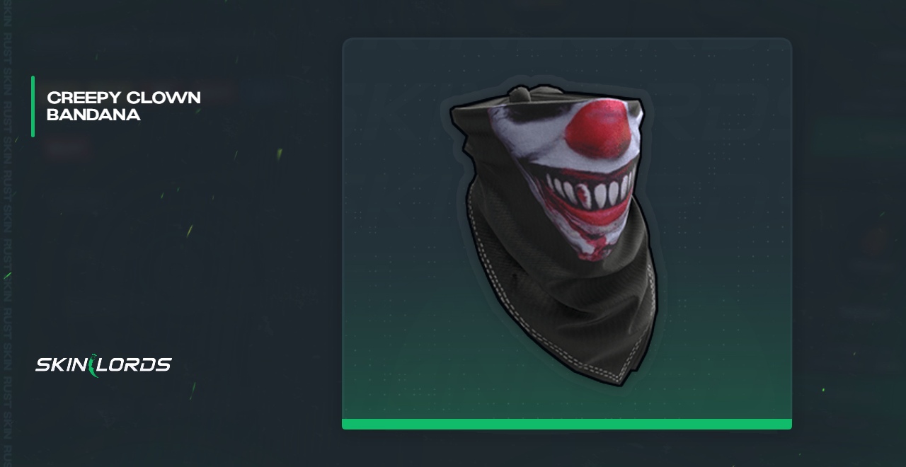 Bandana Clown Creepy Rust Skin