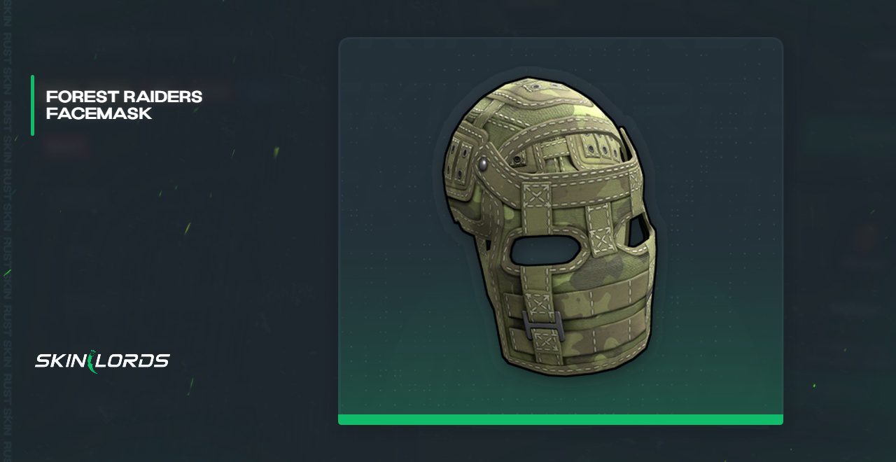 Forest Raiders Facemask Rust Skin