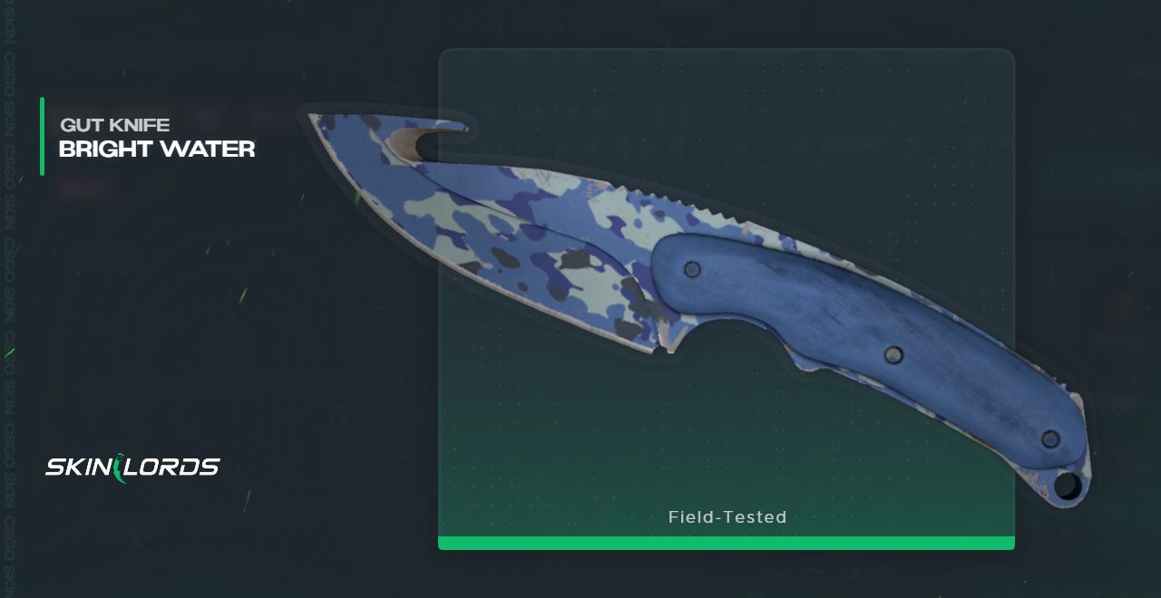 Gut Knife Bright Water (Field-Tested)