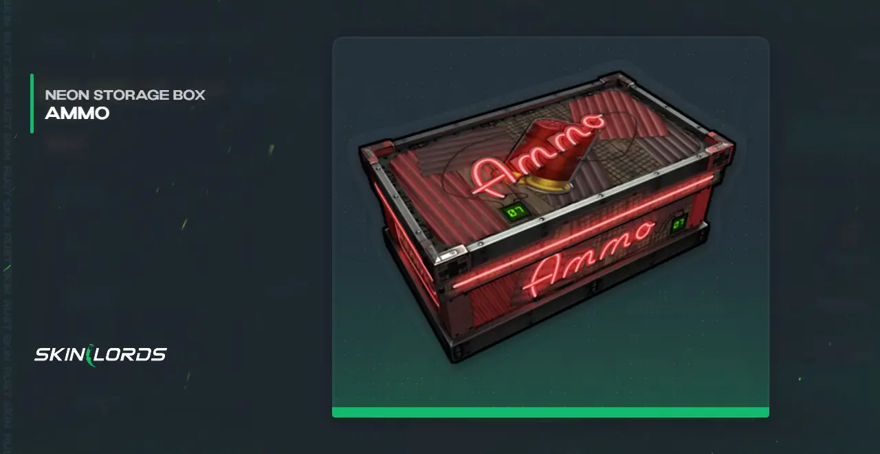 Neon Ammo Storage Box