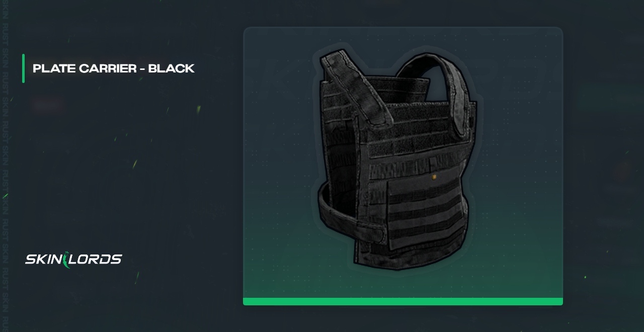 Plate Carrier - Black Chestplate Rust Skin