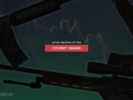 The Price Decline of Covert Grade CSGO Skins in 2021