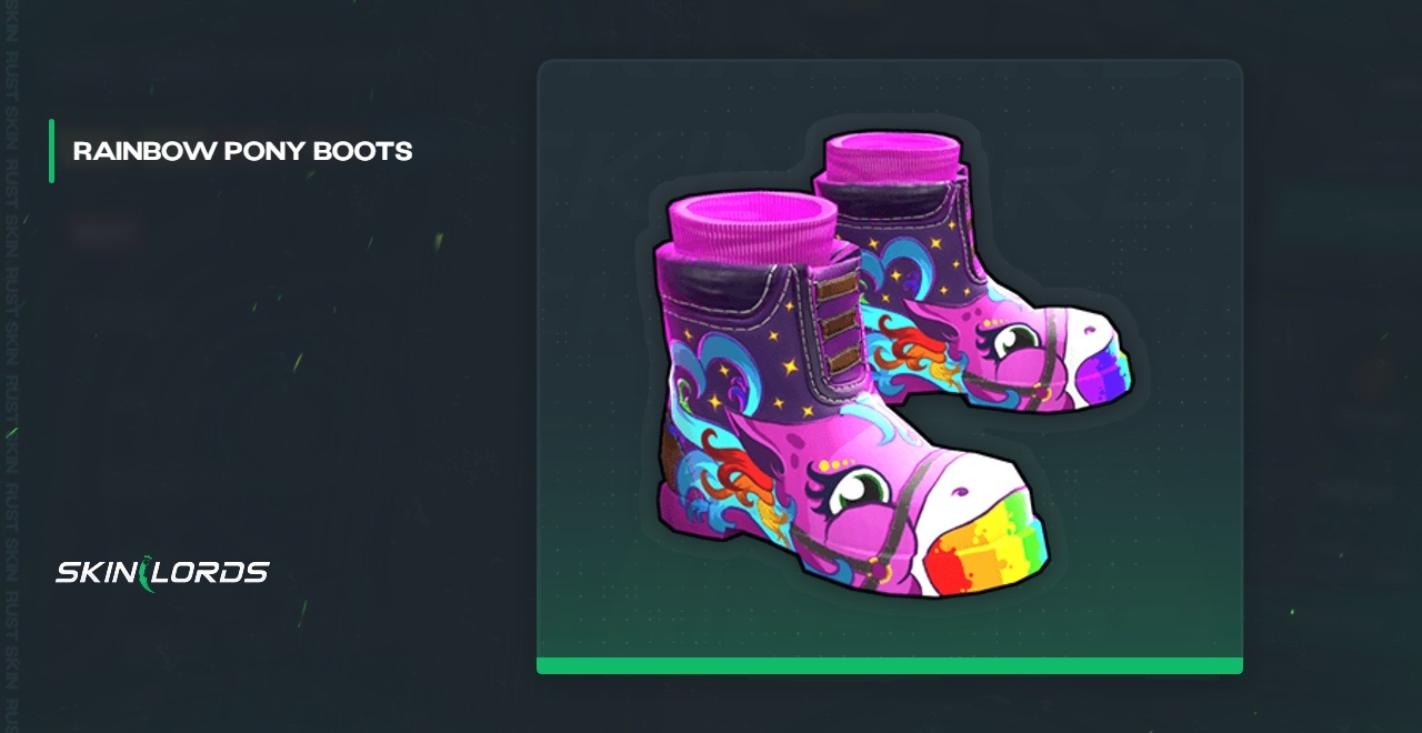 Botas Rainbow Pony Rust Skin