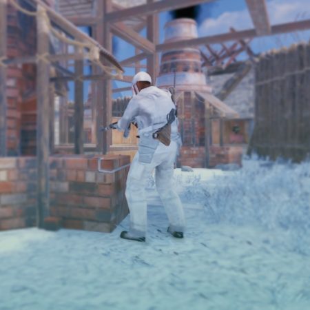 The Entire Rust Whiteout Armor Skin Set