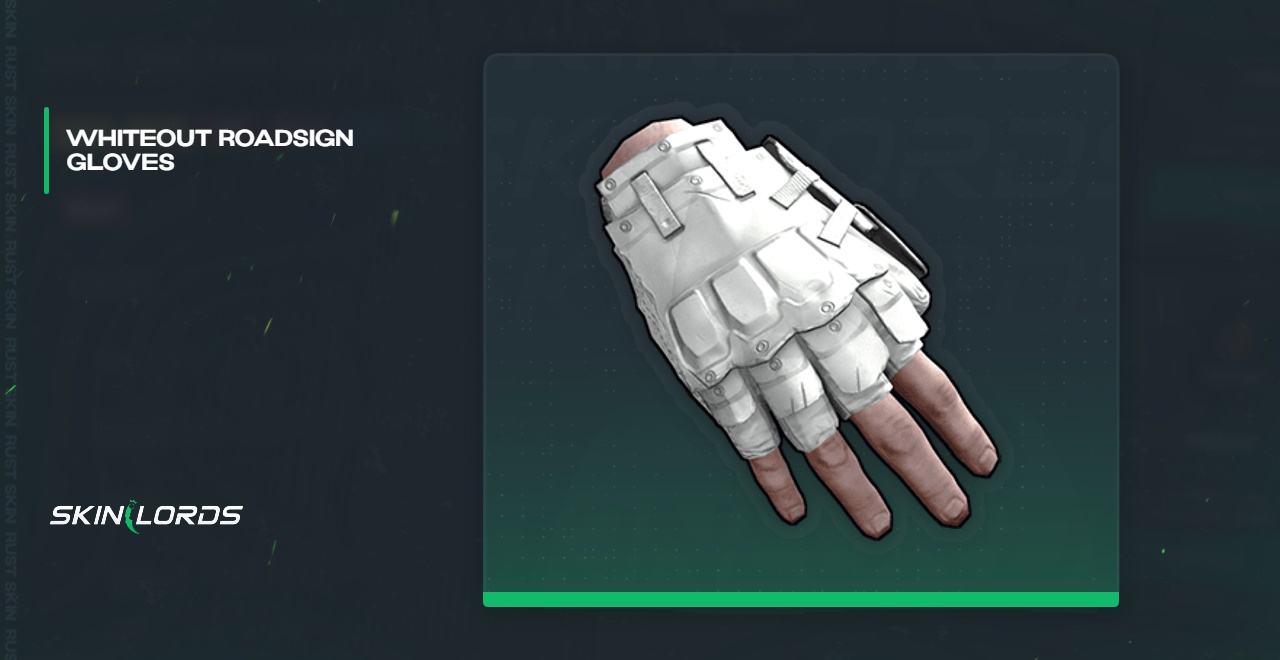 Whiteout Roadsign Gloves Rust Skin