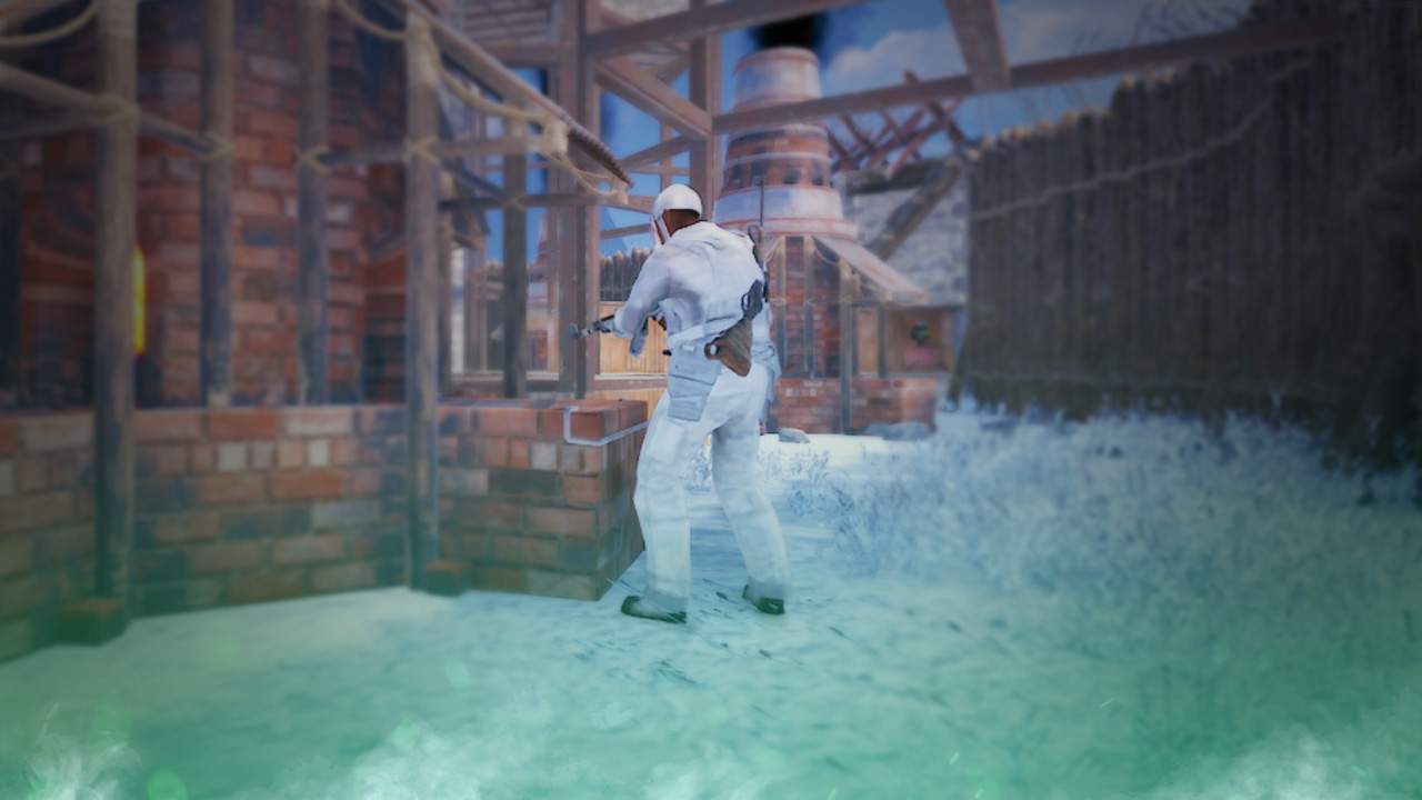 The Entire Rust Whiteout Armor Skin Set