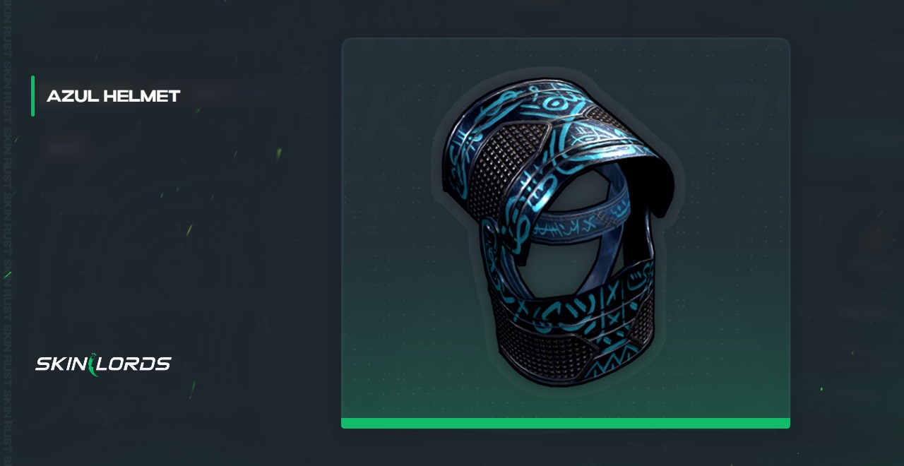 Casco Azul Rust Skin