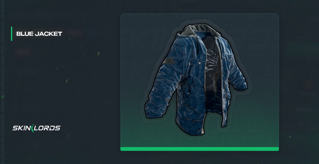 Blaue Jacke Rust Skin