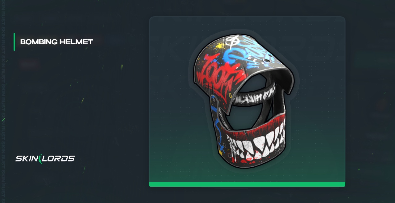 Casco de bombardeo Rust Skin