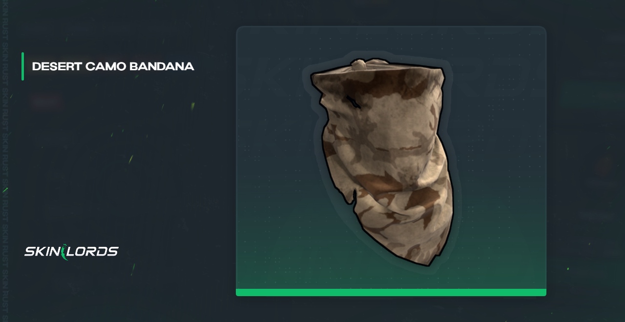 Bandana Camuflaje Desierto Rust Skin