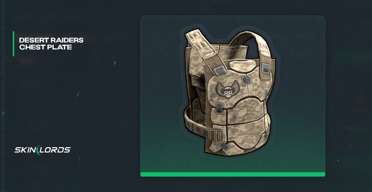 Desert Raiders Chest Plate Rust Skin