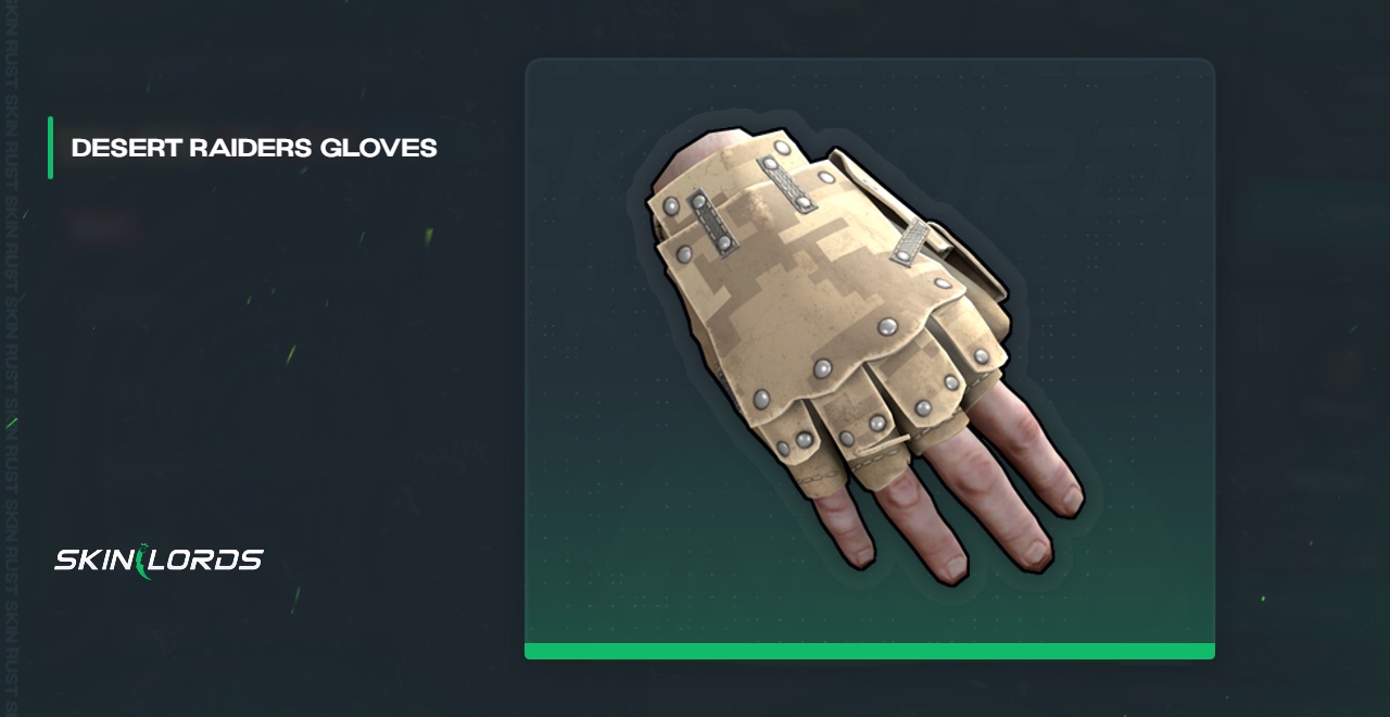 Desert Raiders Gloves Rust Skin