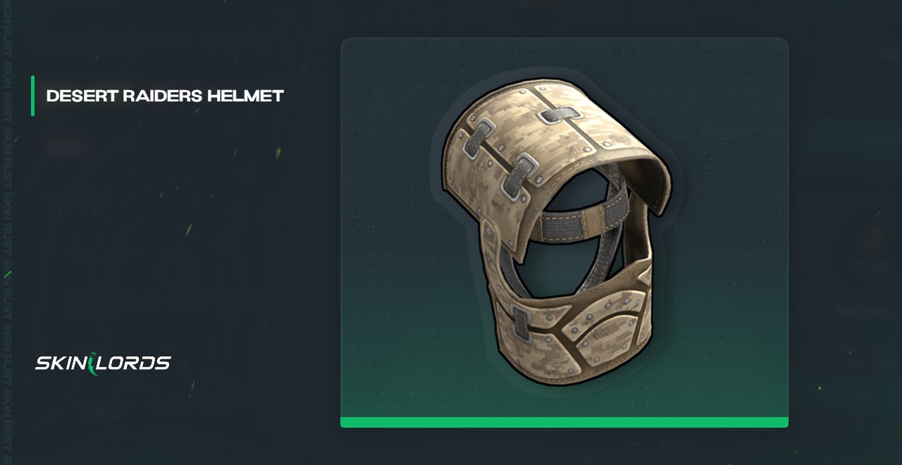 Casco de los Desert Raiders Rust Skin