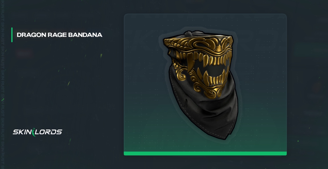 Bandana Fúria do Dragão Rust Skin