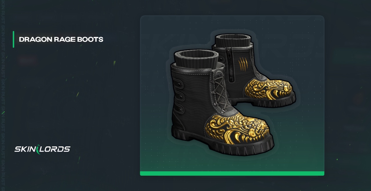 Bottes de rage du dragon Rust Skin