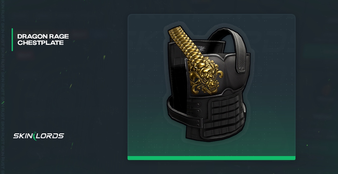 Chestplate Fúria do Dragão Rust Skin