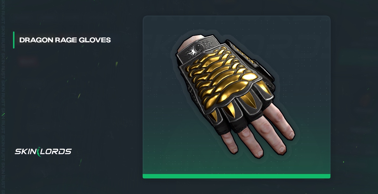 Dragon Rage Gloves Rust Skin