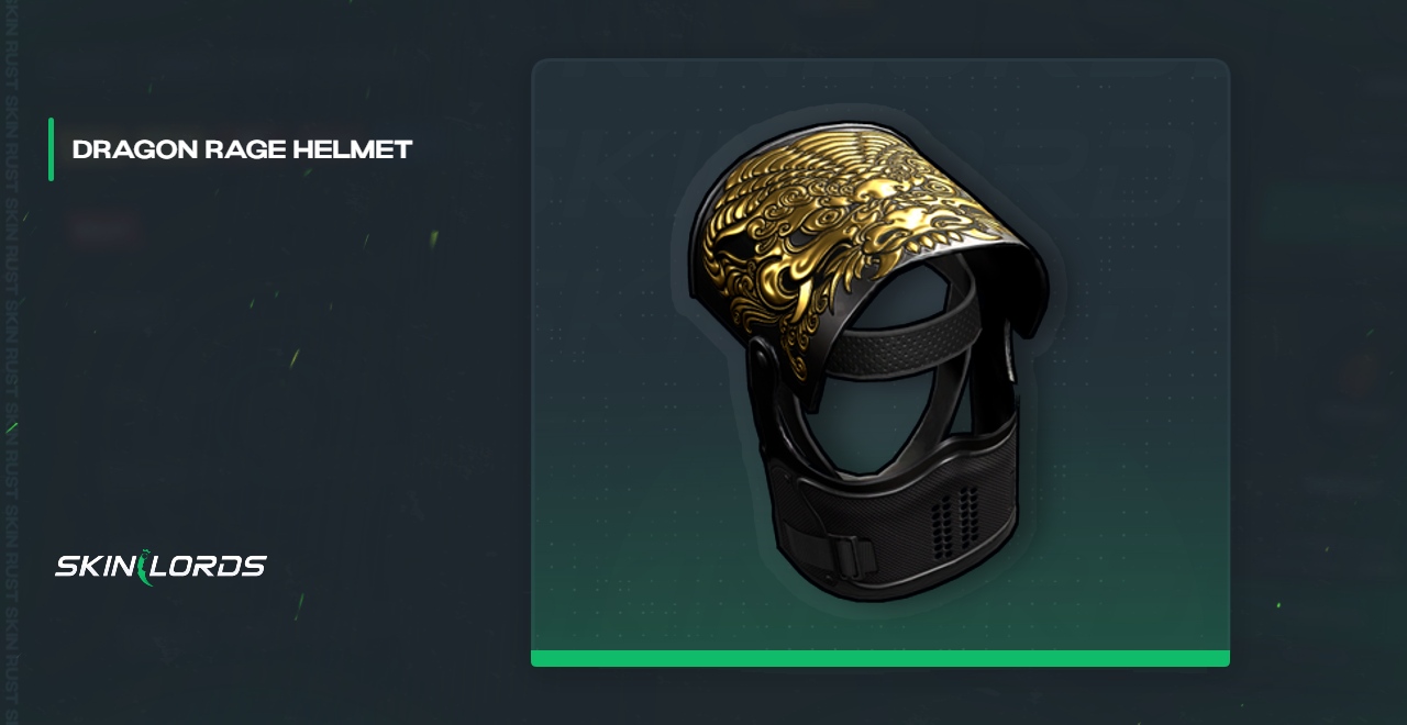 Dragon Rage Helmet Rust Skin