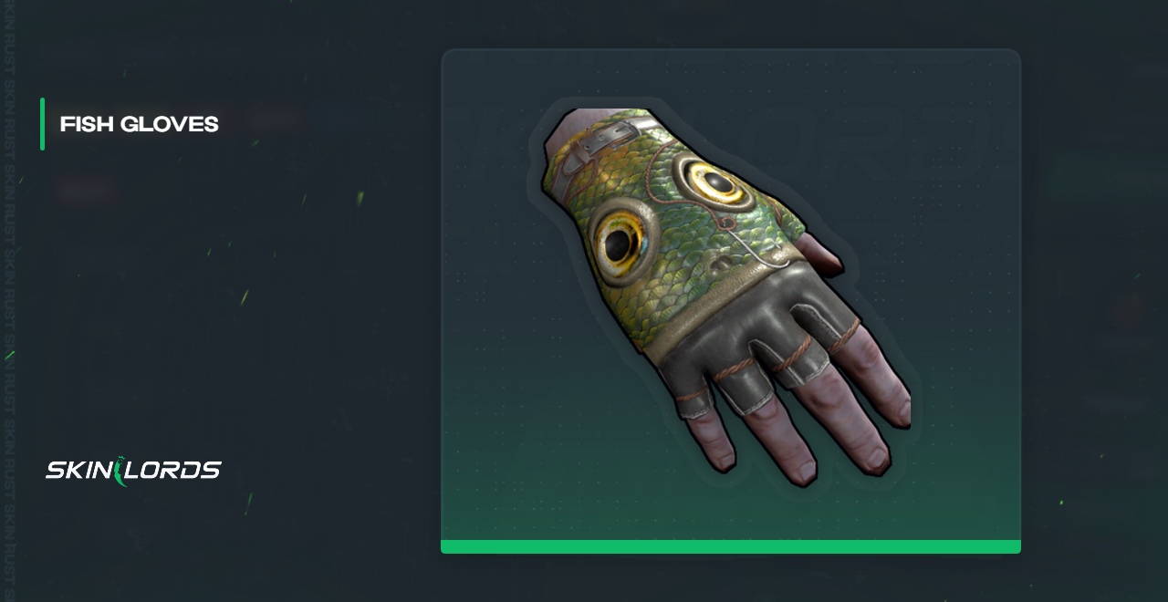 Fish Gloves Rust Skin