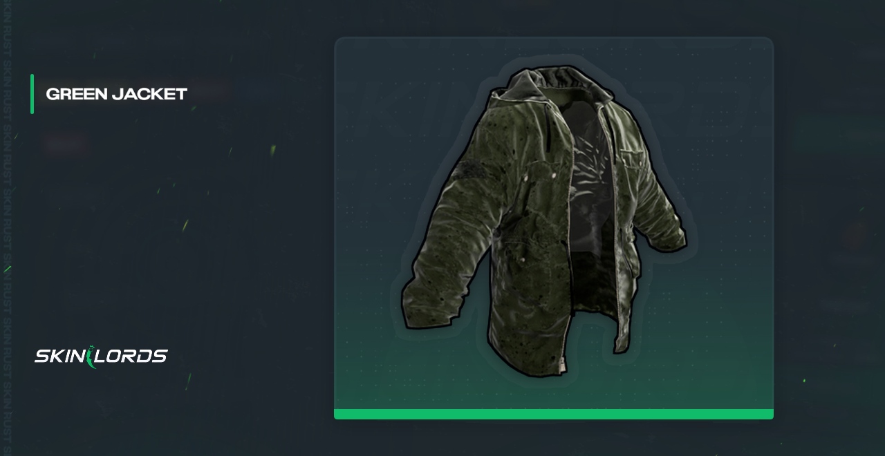 Green Jacket Rust Skin