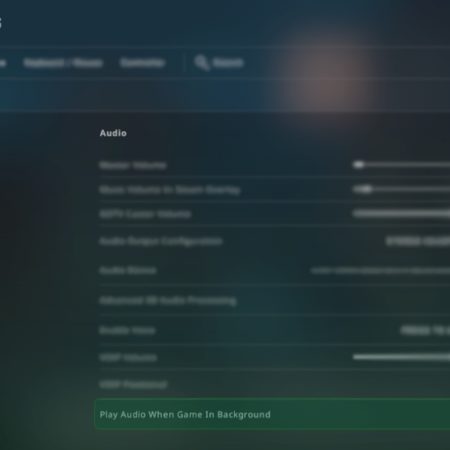 Spiel-Audio im Hintergrund in CS:GO abspielen