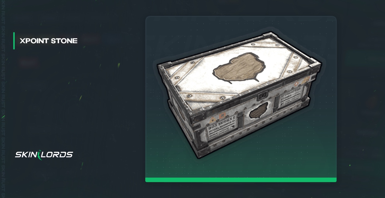 XPOINT Caja de almacenaje de piedra Rust Skin