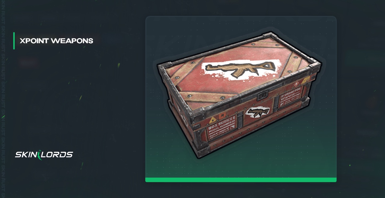 XPOINT Caja de almacenamiento de armas Rust Skin