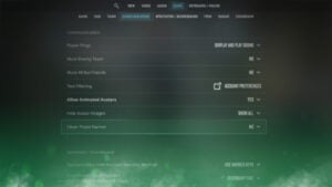 Turn On or Off Clean Player Names in CS2