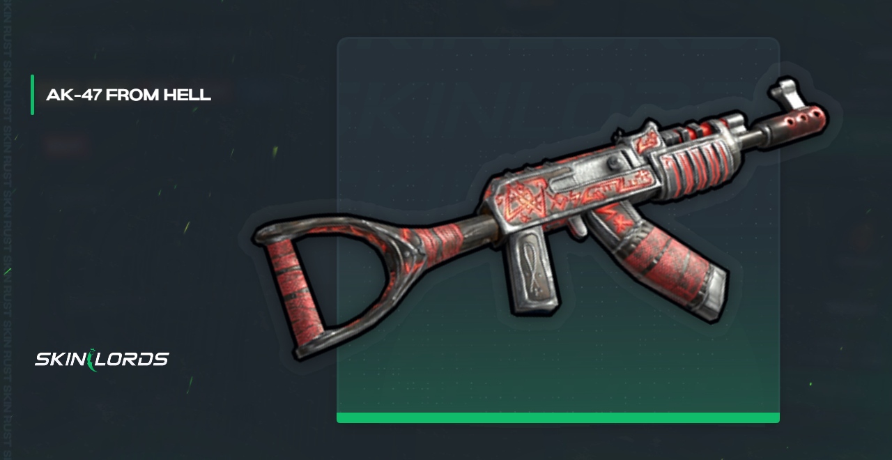 AK-47 From Hell Rust Skin