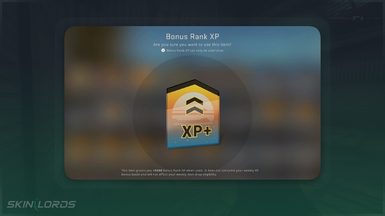 Bonus Rang XP CSGO