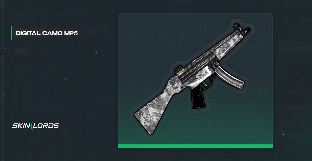 Digital Camo MP5 Rust Skin