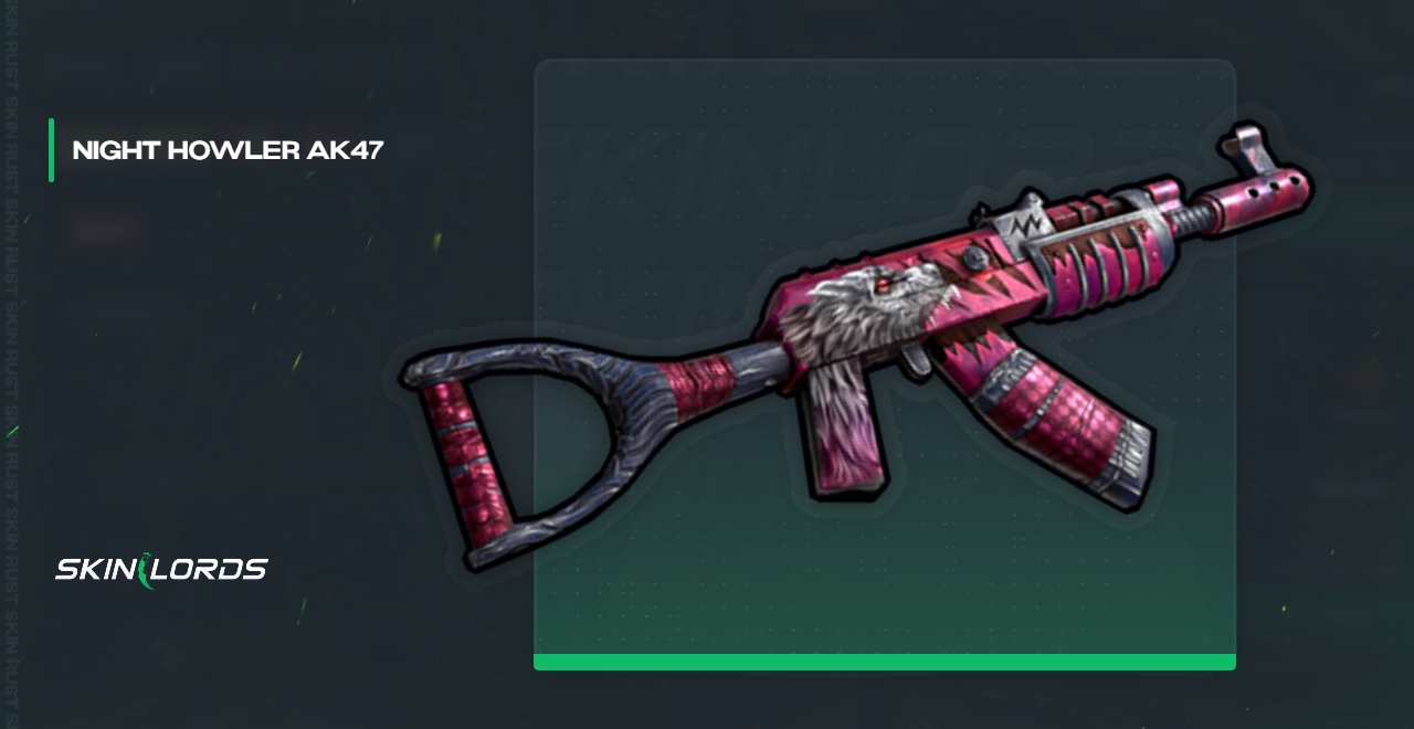 Night Howler AK47 Rust Skin