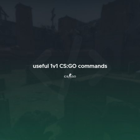Commandes utiles du CS:GO 1v1