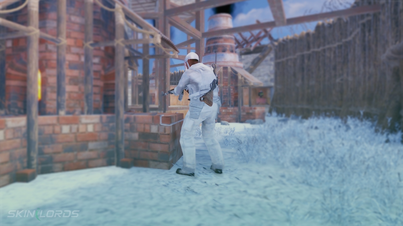 Rust Conjunto de armadura Whiteout Equipamento de pele