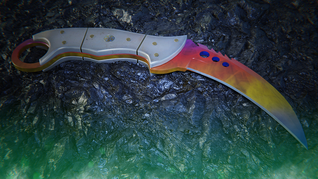 Talon Knife Marble Fade | Fire and Ice Pattern Seeds