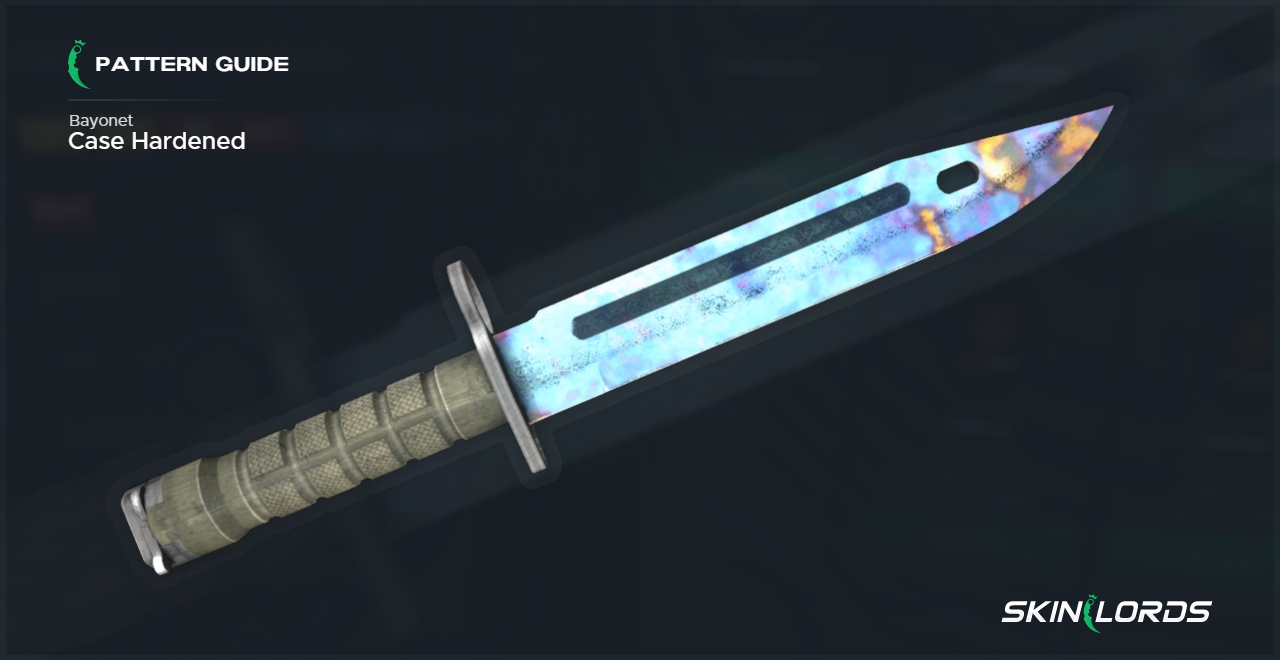 Bayonet Case Hardened Blue Gem Pattern Guide