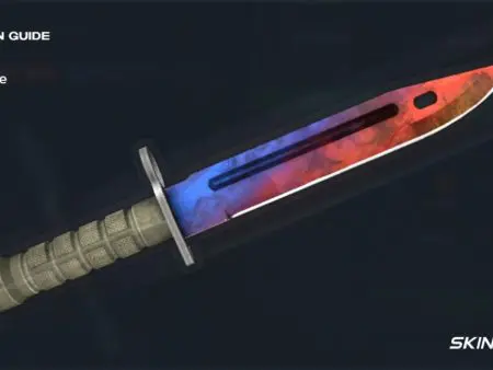 Bayoneta Marble Fade | Semillas con patrón de fuego y hielo