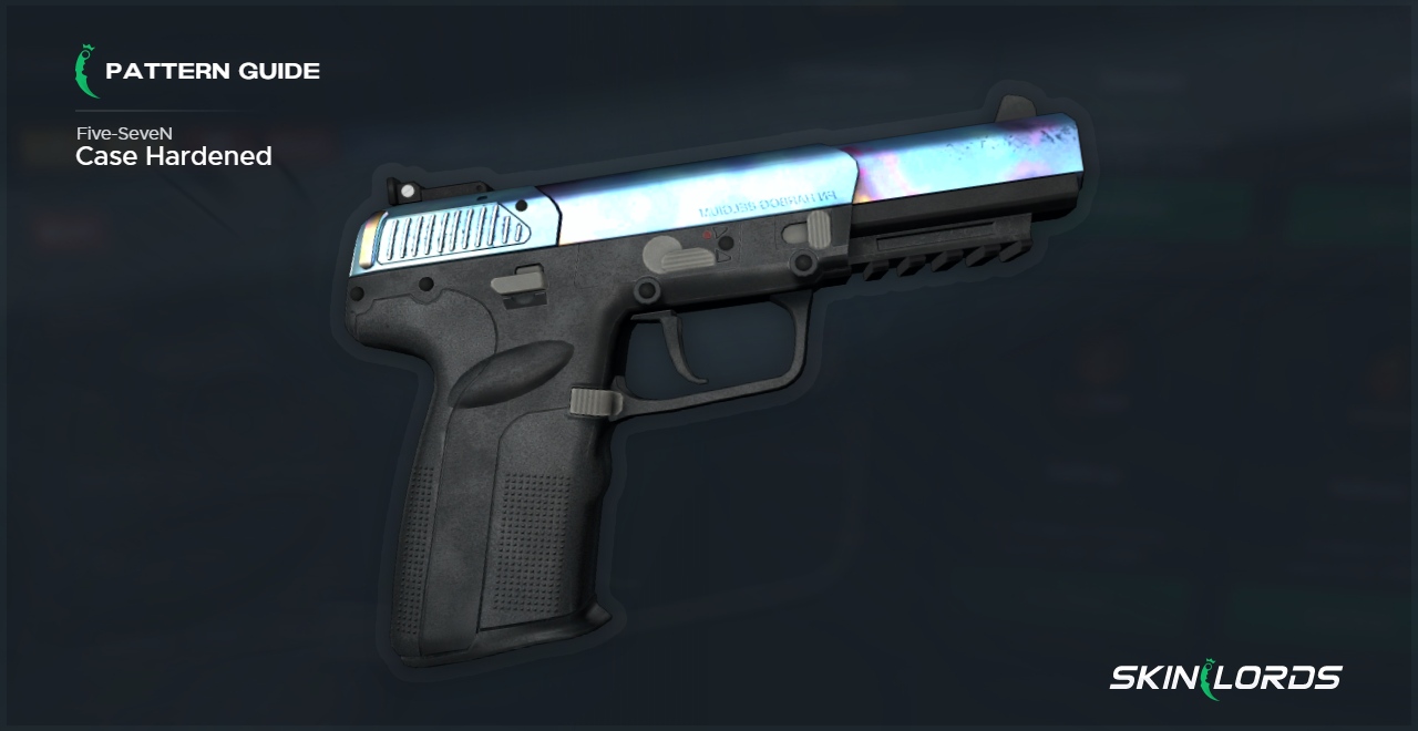 Five-SeveN Case Hardened | All Blue Gem Seeds in CS2