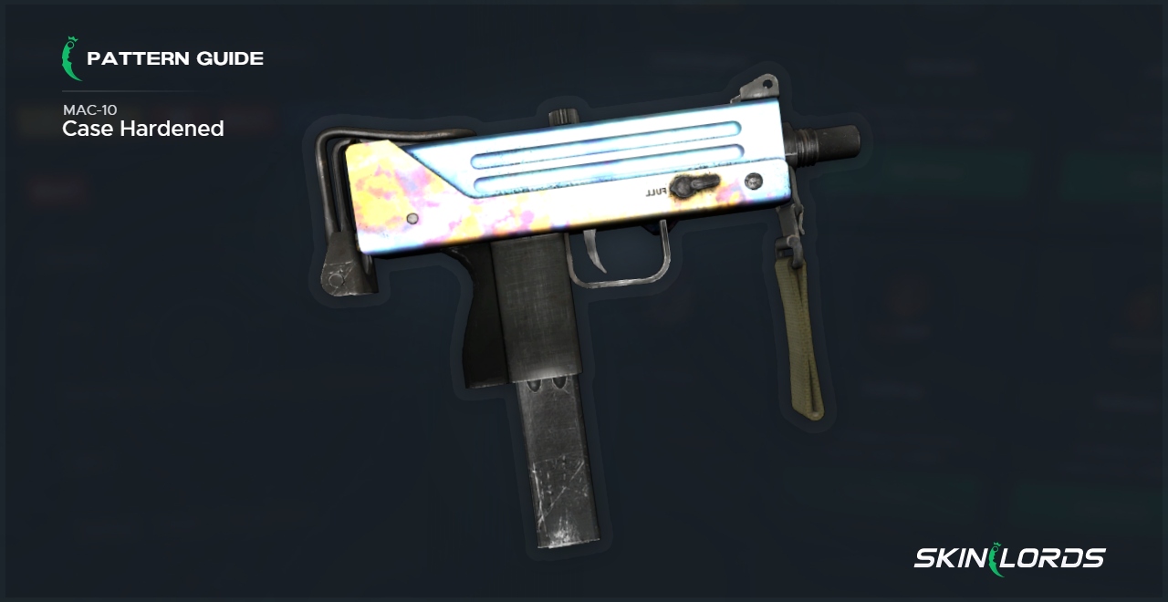 MAC-10 Case Hardened Blue Gem Pattern Guide