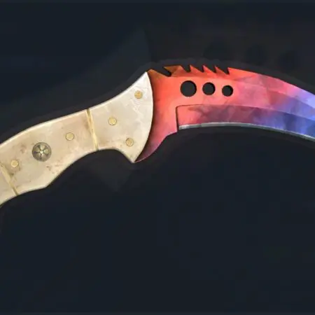 Couteau Talon Marble Fade | Fire and Ice Pattern Seeds