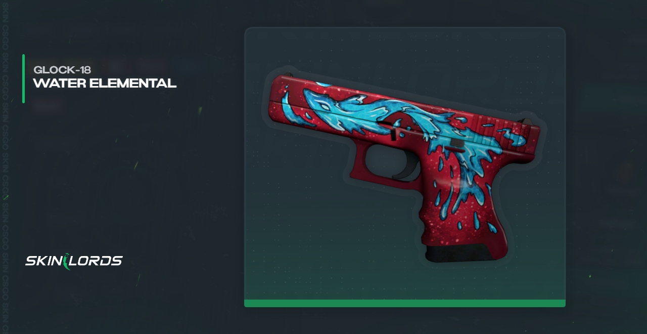 Glock-18 Water Elemental CSGO Skórka