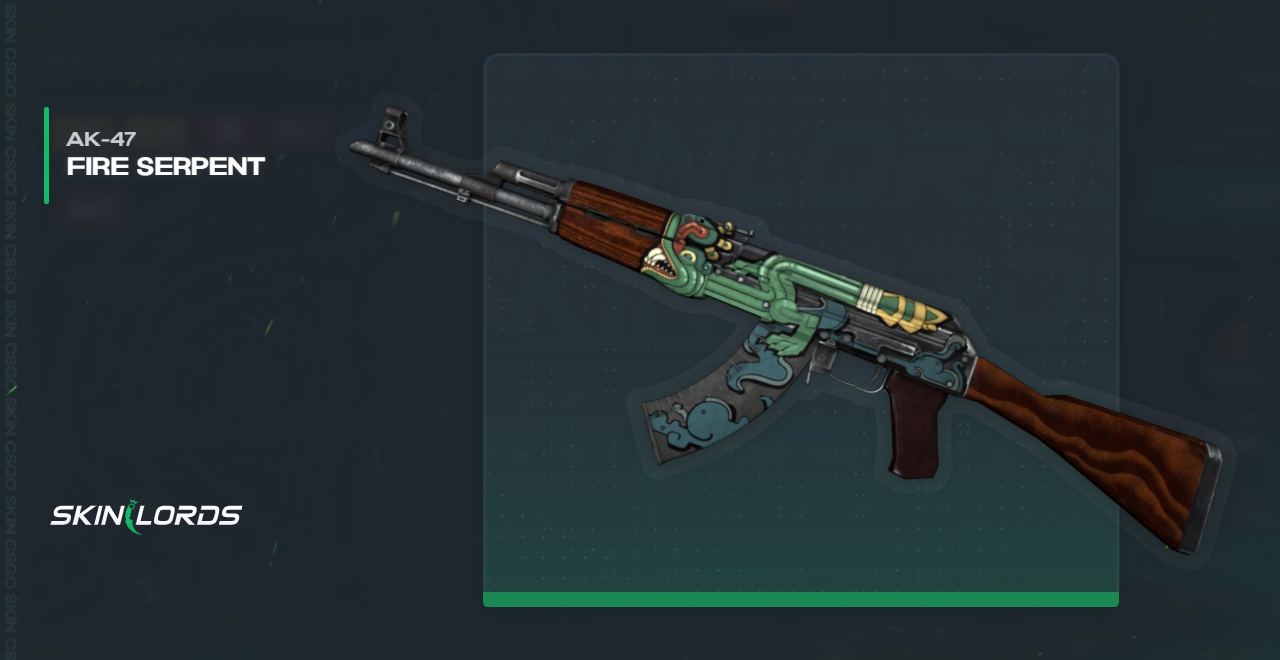 Piel AK-47 Fire Serpent CSGO