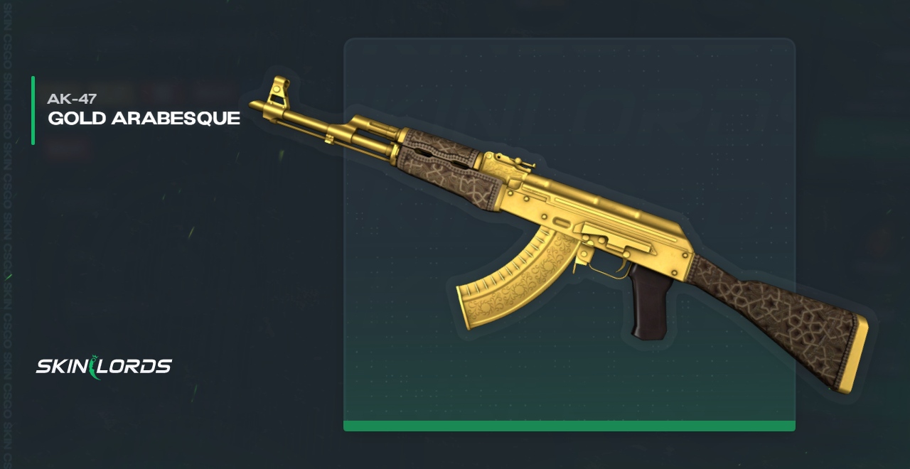 AK-47 Gold ArabesqueCSGO 皮肤