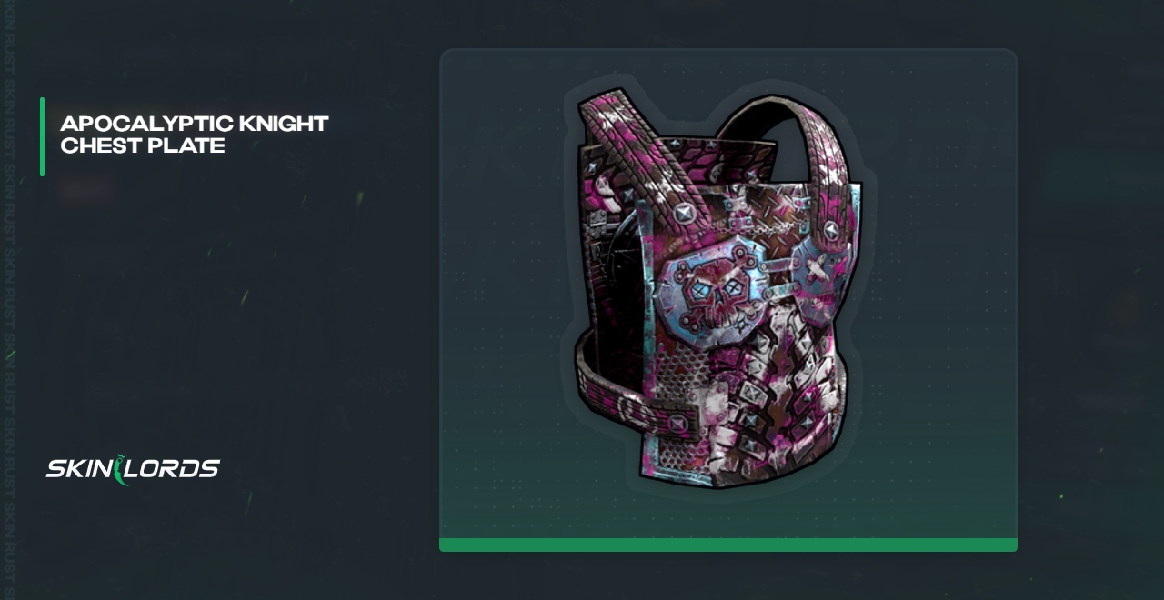 Apocalyptic Knight Chest Plate Rust Skin