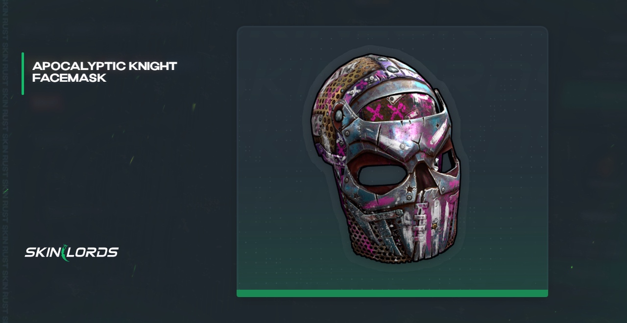 Apocalyptic Knight Facemask Rust Skin