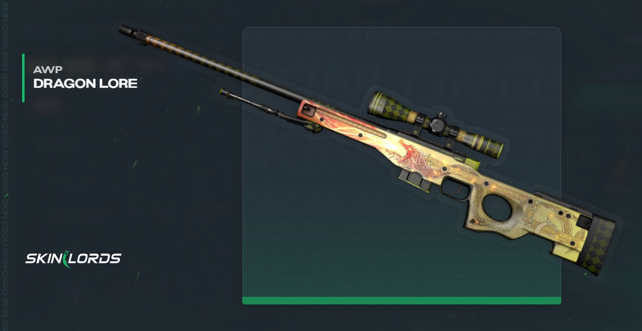 AWP Dragon Lore CSGO Skórka