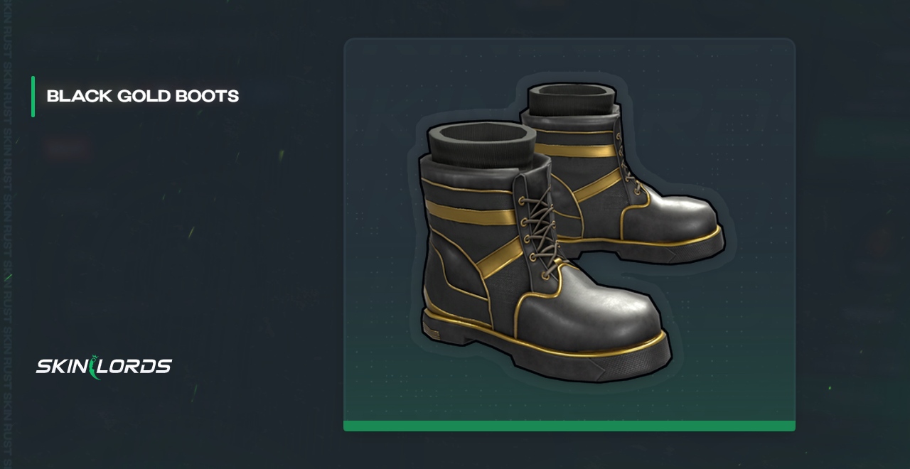 Black Gold Boots Rust Skin