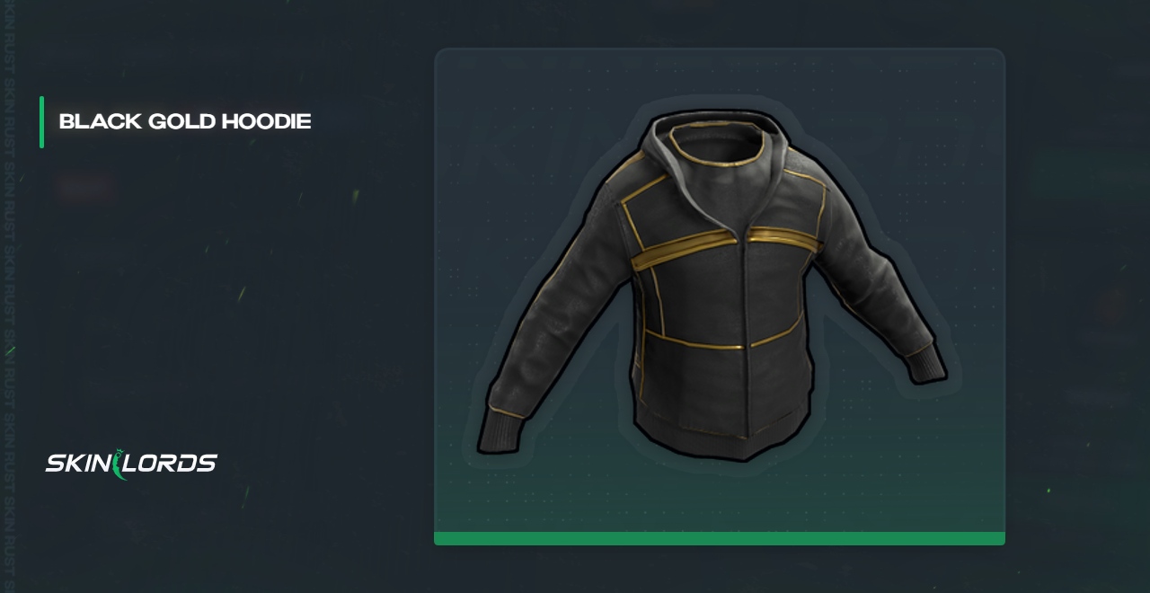 Black Gold Hoodie Rust Skin