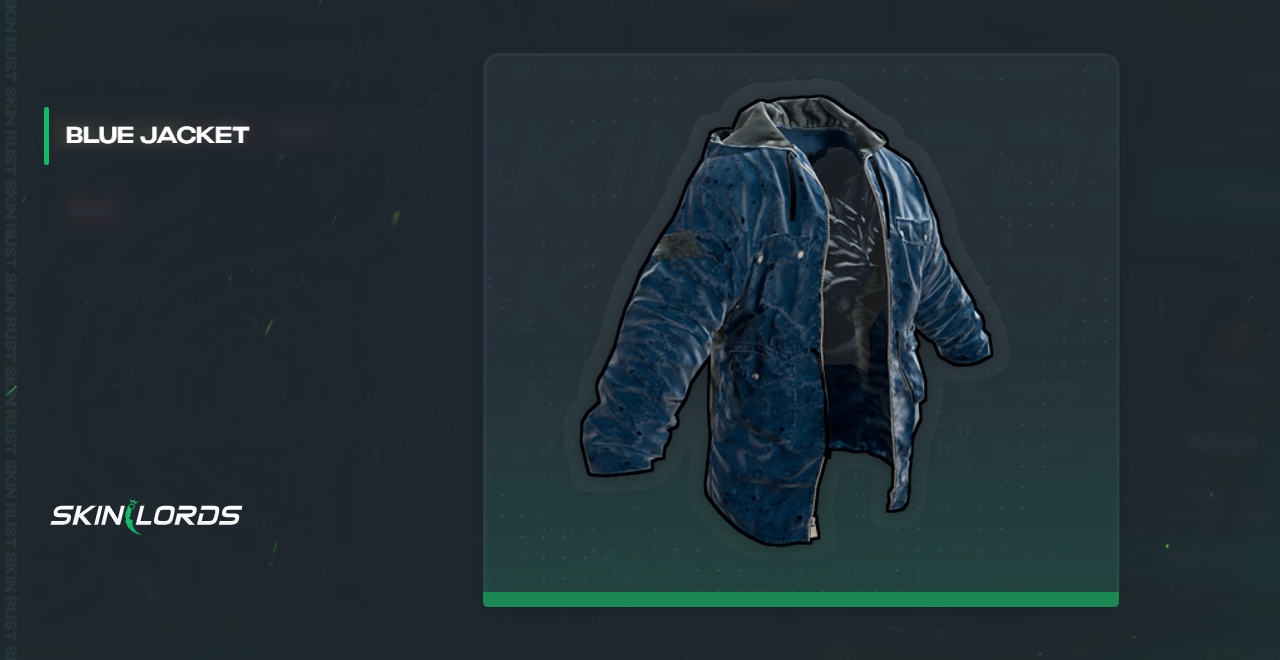 Chaqueta azul Rust Skin