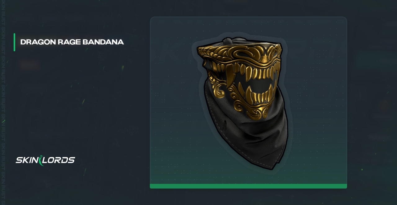 Bandana Fúria do Dragão Rust Skin